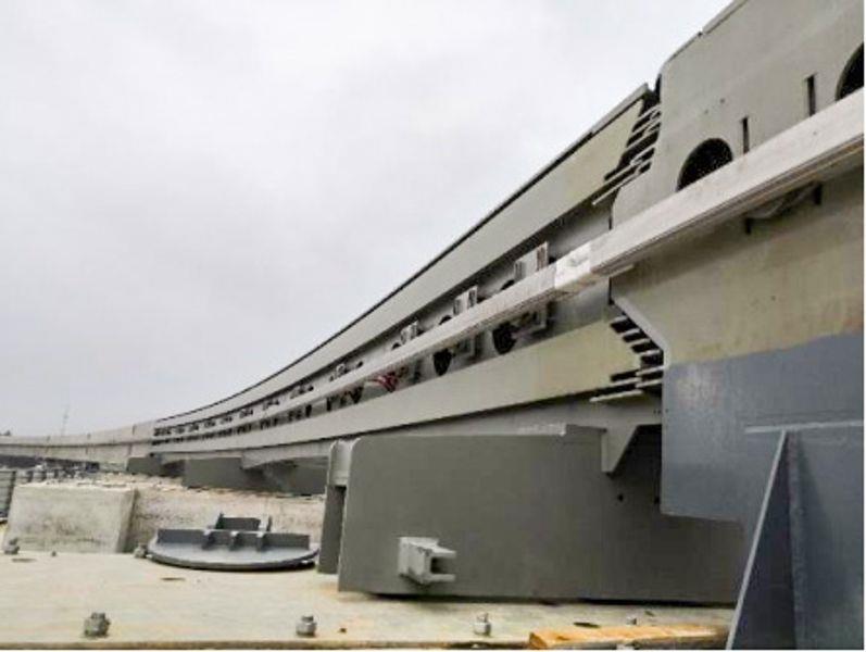 跨座式单轨钢铝复合接触轨系统